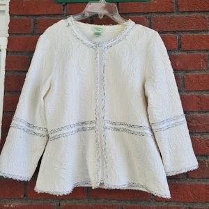 Petite white women's jacket